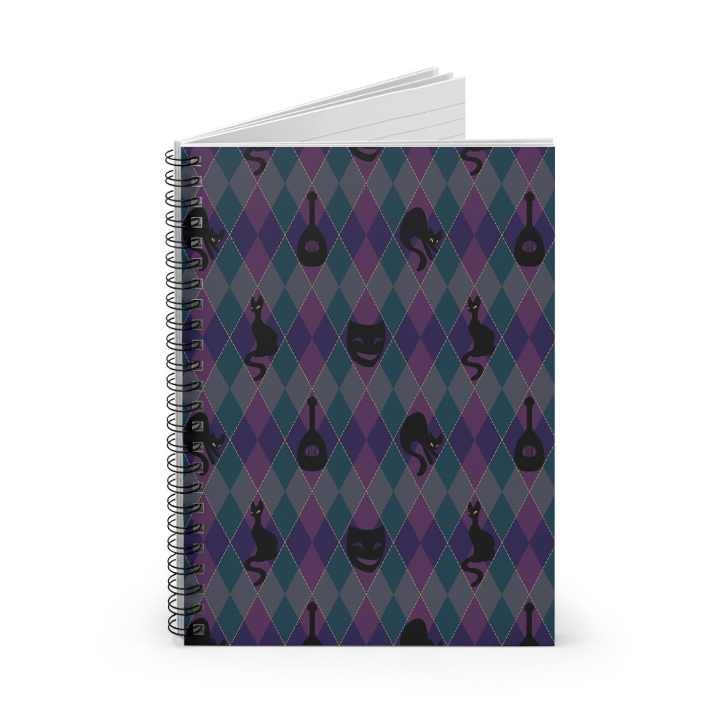 The Catty Traubador Spiral Notebook - Ruled Line